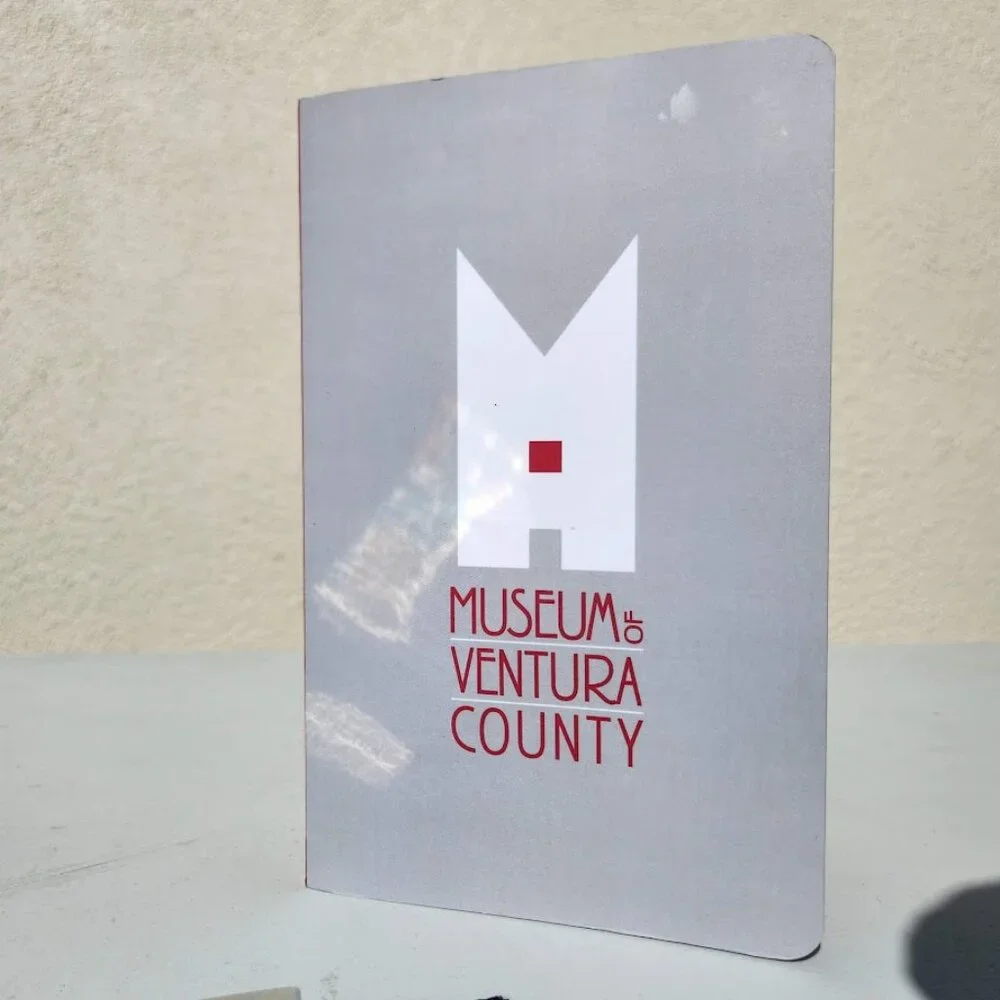 Ventura County Library Gift Set Journal Notebook Wooden Bookmark Museum Nerd